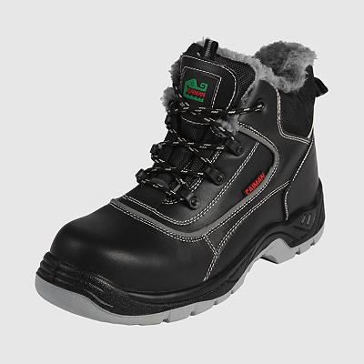 Ботинки CAIMAN иск. мех, кожаные ПУ/нитрил