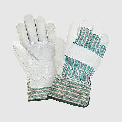Перчатки ТРАЛЛ, спилок, х/б, жесткий манжет, подкладка
